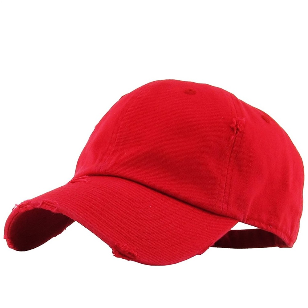 Red Dad Hat - image 1
